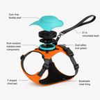 ReadyWalk Built-In Leash Dog Harness